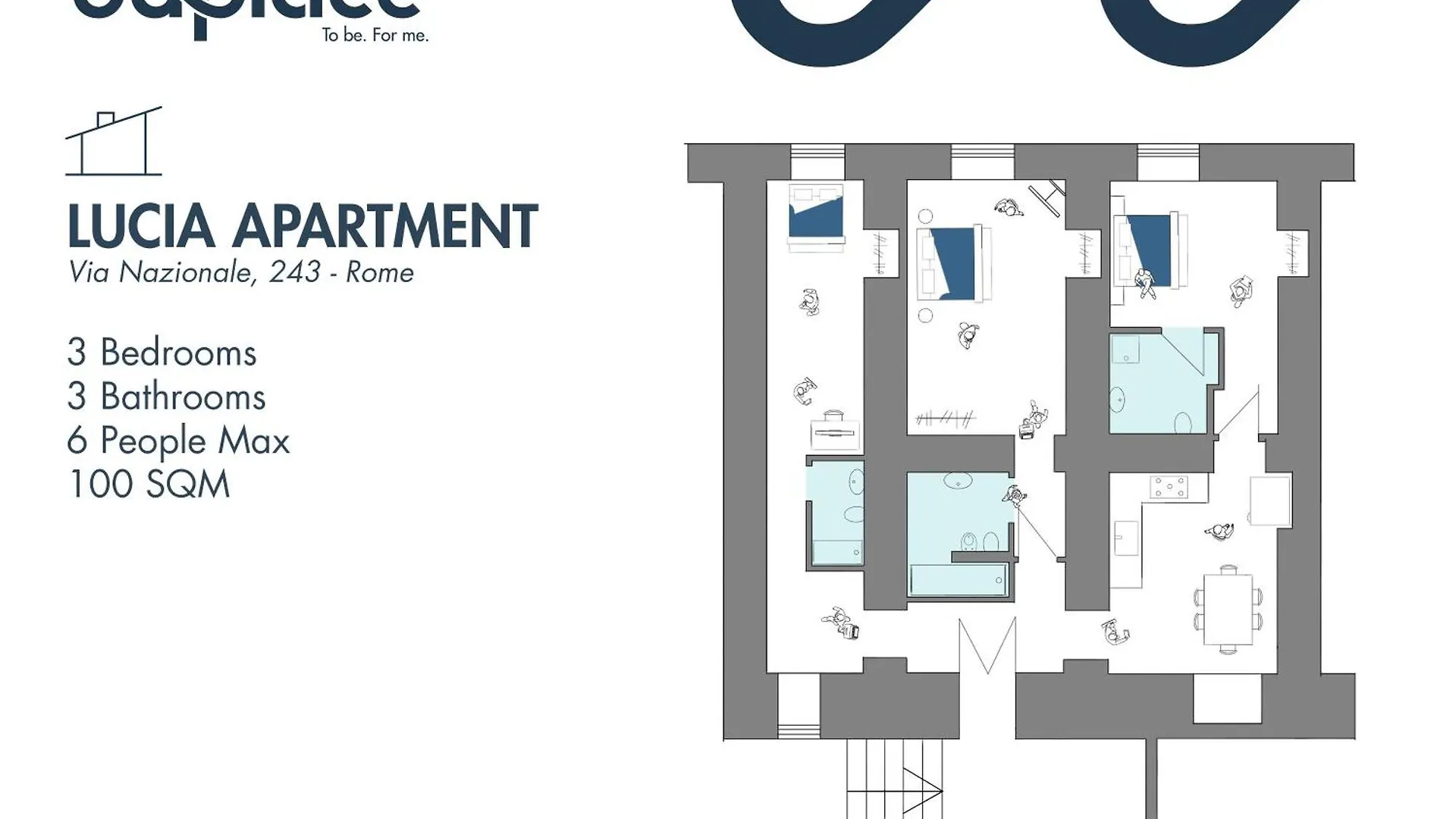 Daplace - Lucia Apartment ローマ